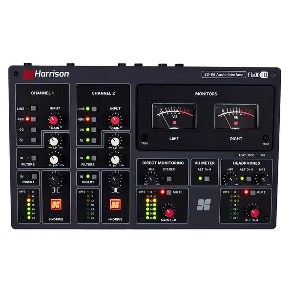 Harrison Flex-10 – כרטיס קול מקצועי עם אופי אנלוגי – תמונה 5